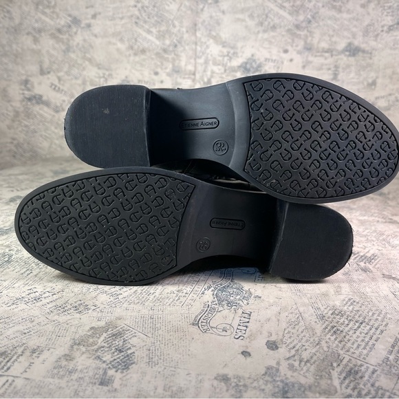 Etienne Aigner Crete black leather boots - Picture 14 of 15